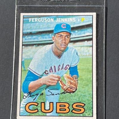 1967 Topps #333: Ferguson Jenkins. Elected to the HOF in 1991. Jenkins was a 3-time All-Star and won the 1971 NL Cy Young Award. His...