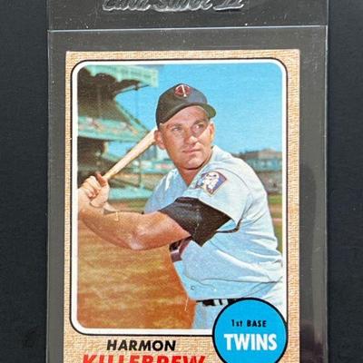 1968 Topps #220: Harmon Killebrew. Elected to the HOF in 1984. Killebrew was the 1969 AL MVP, he was a 13-time All-Star and 6-time AL...