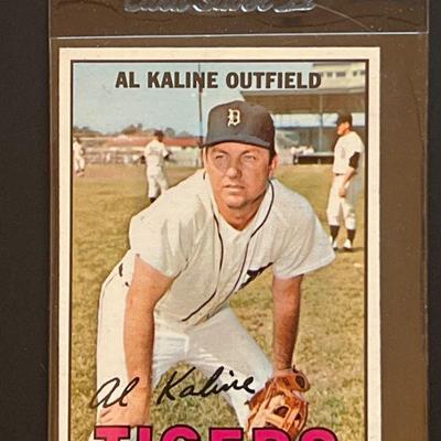 1967 Topps #30: Al Kaline. Elected to the Hall of Fame in 1980. Nicknamed â€œMr. Tigerâ€ he was an 18-time AL All-Star, 10-time Gold...