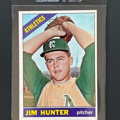 1966 Topps #36: Jim Hunter. Elected to the HOF in 1987. Nicknamed â€œCatfishâ€ he was an 8-time All-Star, 5-time World Series champion,...