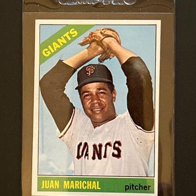 1966  Baseball Card Topps #420: Juan Marichal. Elected to the HOF in 1933. Played 16 years mostly with the SF Giants. He was a 10-time...