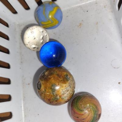 Vintage  and antique  marbles