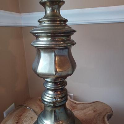 Hollywood Regency Brass Table Lamp
