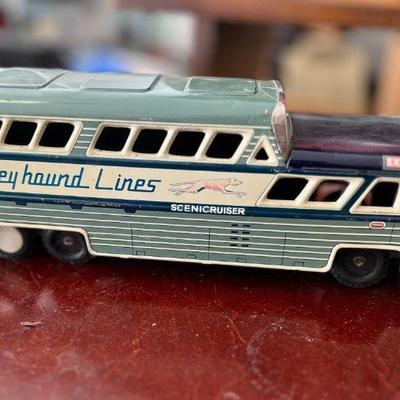 Vintage toy Greyhound bus 