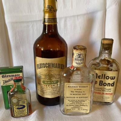 Early Owensboro whiskey bottles - various distilleries 