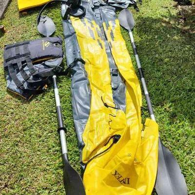 AAT027 - Inflatable Kayak By Intex With Life Vests 