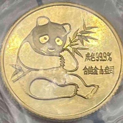 AAT406-1982 Chinese Panda 999 Fine Gold Coin