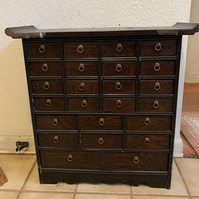 AAT024- Asian Apothecary Mini Drawer Chest