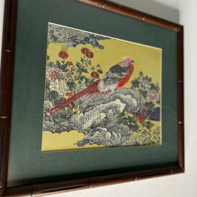 Vintage Oriental Framed Wall Art