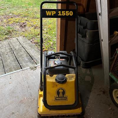 Wacker WP1550 walk-behind vibratory plate compactor