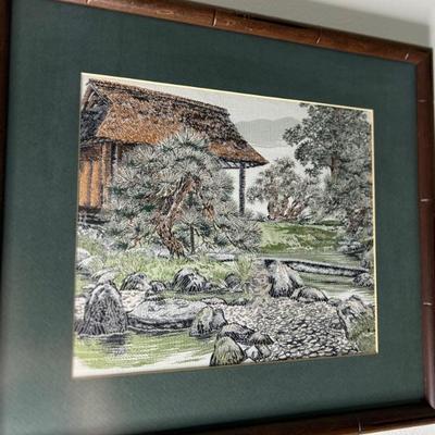 Vintage Oriental Framed Wall Art