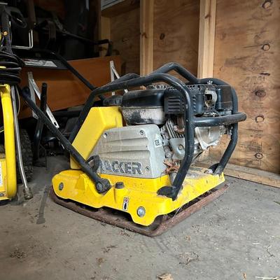 Wacker WP1550 walk-behind vibratory plate compactor