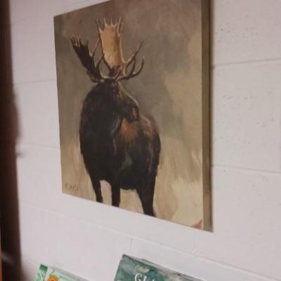 Elk art print