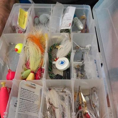 Tackle box & contents