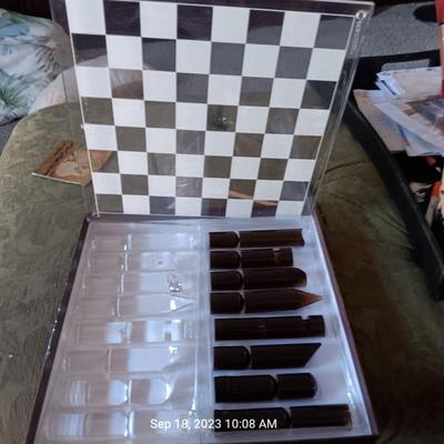 Luxire Chess and checkers board