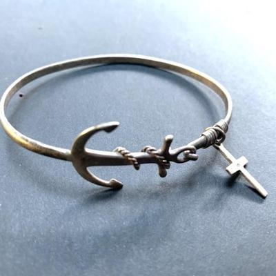 Sterling bracelet w/ anchor