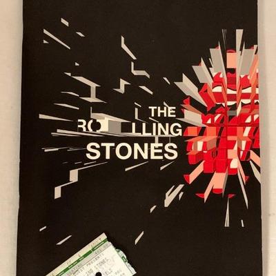 2005 Rolling Stone A Bigger Bang Tour concert program w/ ticket.