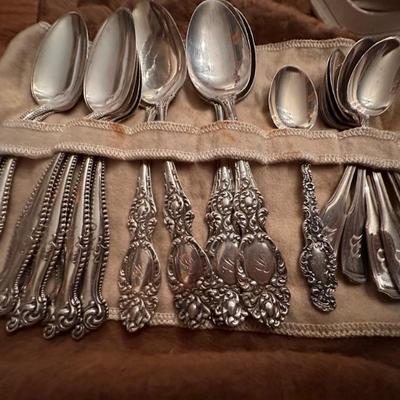 Sterling flatware 