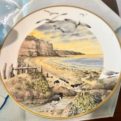 Peter Barnett Franklin Porcelain Plate - February on The Coast 