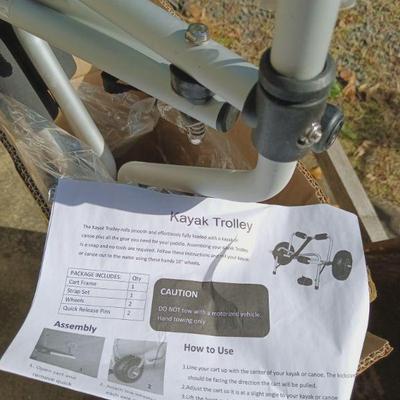 New in box kayak trolley