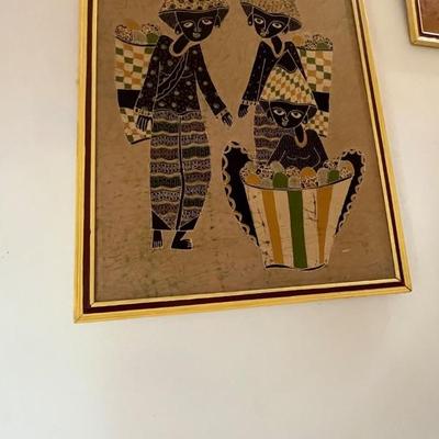 Batik art painting