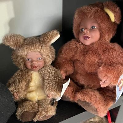 Plush Ann Geddes bear doll