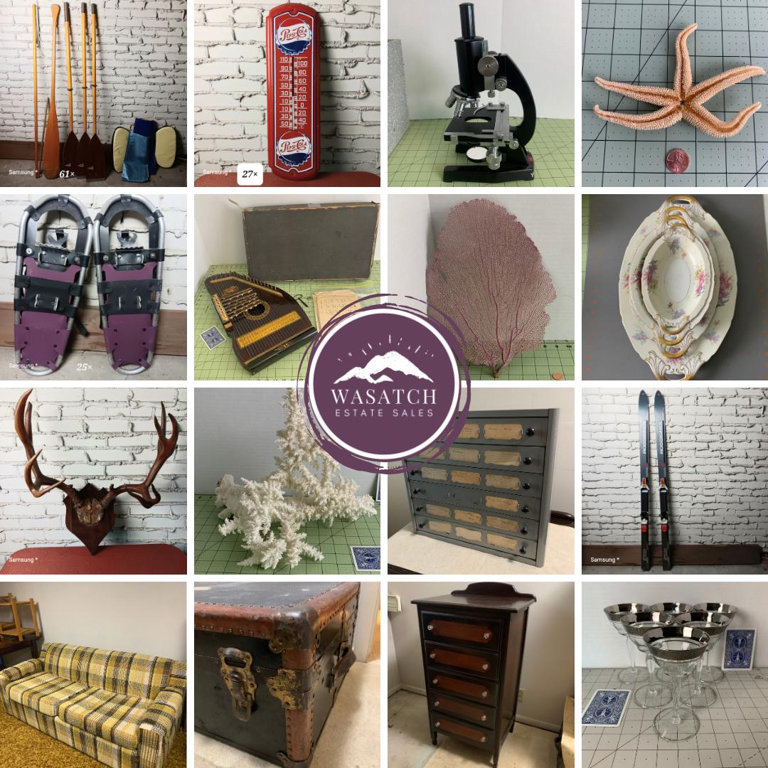 ONE DAY LEFT (2 SALES)! Wasatch Estate Sales’ ONLINE *HOLLADAY* Auction