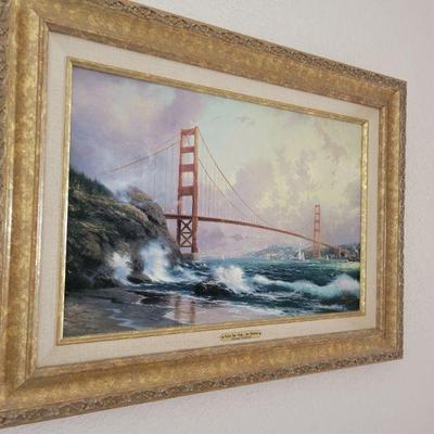 "GOLDEN GATE BRIDGE"
Thomas Kinkade