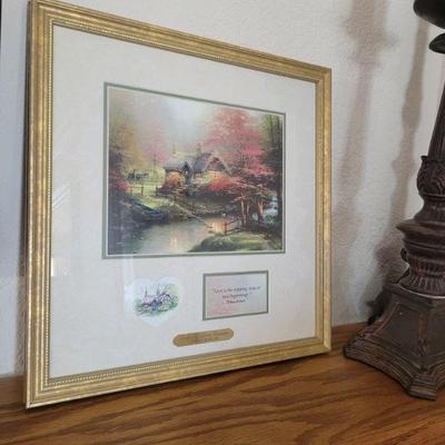 "STEPPING STONE COTTAGES"
Thomas Kinkade
14x14