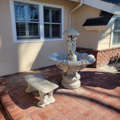 42" diameter x 50 water fountain