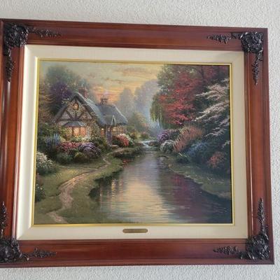 "A QUIET EVENING"
Thomas Kinkade
32x28