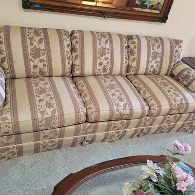 90" cloth sofa