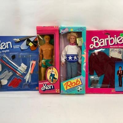 RIHI200 Vintage Ken & Rob Figurines With Accessories	One Ken doll that does have some wear and looks to be played with, the box isn't the...