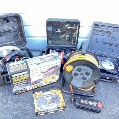 RIHI920 Craftsman Power Tools & More	Craftsman router, jigsaw, and circular saw & jigsaw blades - tested- in working condition. Â Chicago...