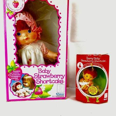 RIHI965 Vintage 1980â€™s Strawberry Shortcake Dolls	Baby Strawberry Shortcake, No. 26400 in opened original Â box with Thank You Note &...