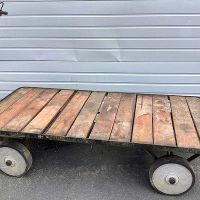 JIFI901 Porterâ€™s Cart	This is a fully restored antique flatbed cart that the owner claims was used on the docks of Seattle to transport...