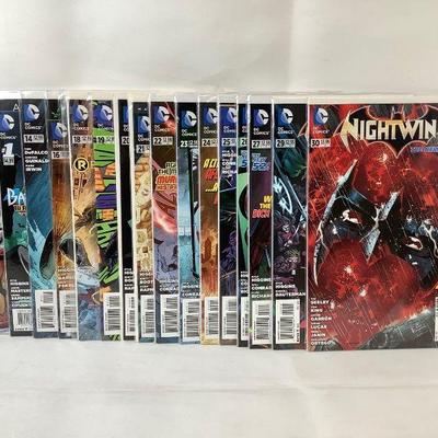 RIHI208 DC Comics Nightwing Series	Â Nightwing The New 52's series. Has the #1 of the series with Batgirl. Rest of the series are numbers...