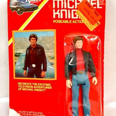RIHI964 Vintage 1982 Night Rider Posable Figure In Original Packaging	New in original box, Kenner Michael Knight from the TV series Night...