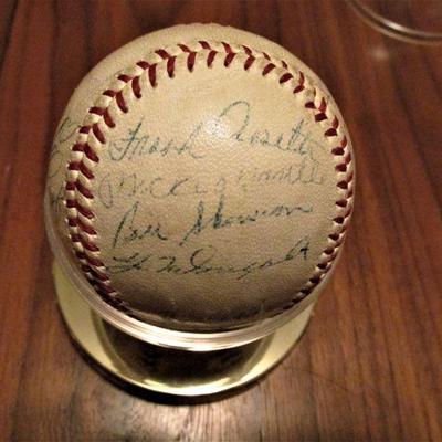 1958 Mickey Mantle signed All-Star team ball