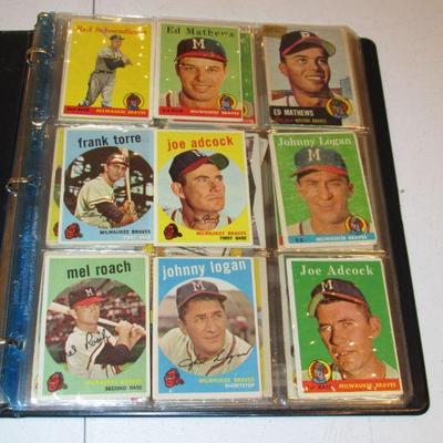 1959 Topps baseball cards