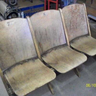 Wooden Stadium Sets from Alumni Hall