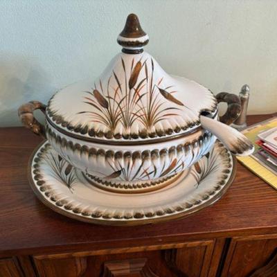 Ceramic Soup Tourine, Itally
