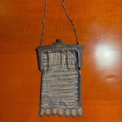 Whiting Davis Metal Mesh Purse with Damage