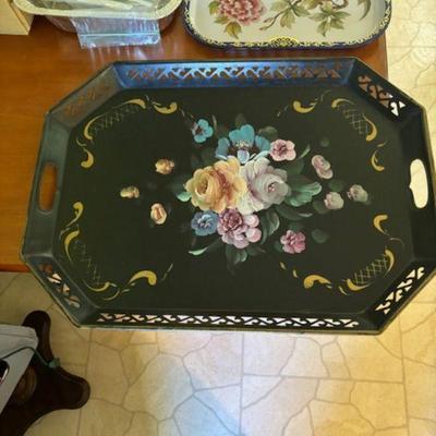 Pilgrim Tole Serving Tray
