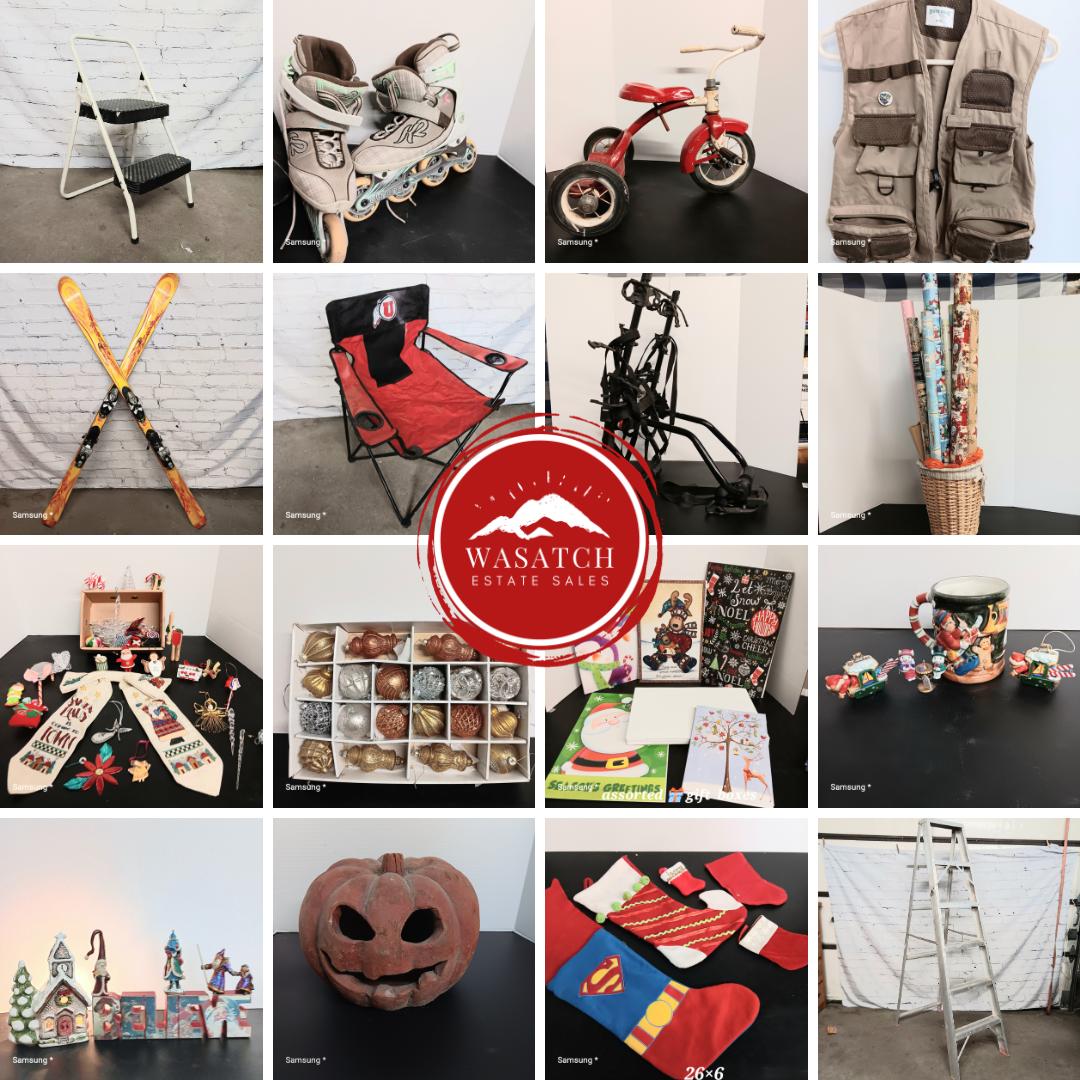 ENDS TONIGHT!! Wasatch Estate Sales’ ONLINE Auction Ends Wednesday (10/
