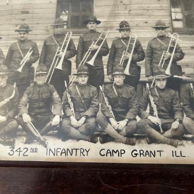 WWI US Army Military Grouping Named Instrument with Soldier of Photo