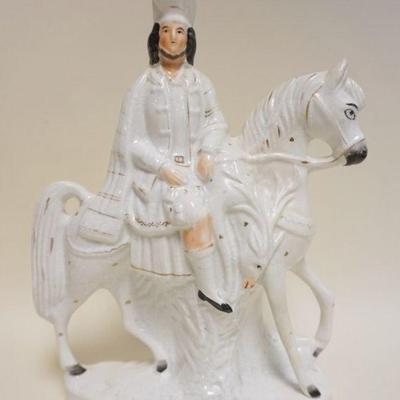 1208	LARGE STAFFORDSHIRE SOLDIER ON HORSE, APPROXIMATELY 15 IN HIGH
