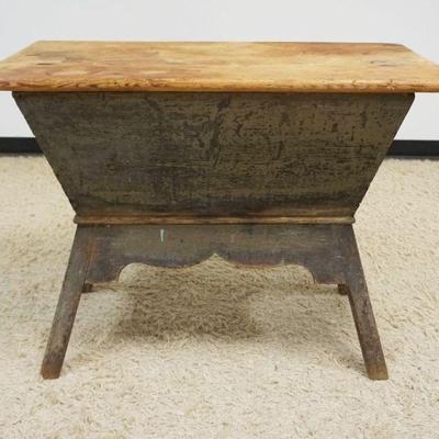 1294B	ANTIQUE PINE DOVETAILED DOUGH BOX, APPROXIMATELY 42 IN X 23 IN X 31 IN H
