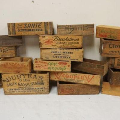 1231D	LARGE LOT OF ASSORTED WOOD CHEESE BOXES

