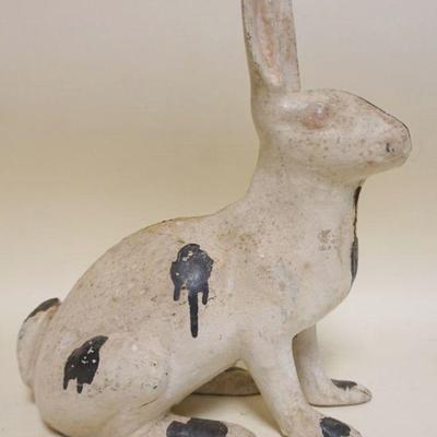 1164	LARGE CAST IRON RABBIT DOOR STOP, APPROXIMATELY 12 IN HIGH
